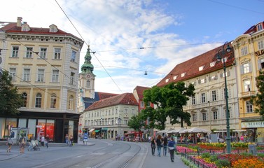 Naklejka premium église à graz