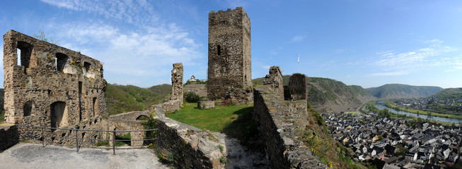 Kobern-Gondorf, Niederburg-Panorama