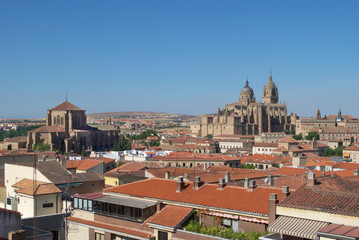 Fototapeta premium Aerial view of Salamanca