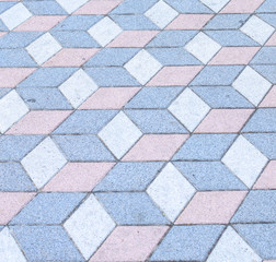 Colorful pavement texture