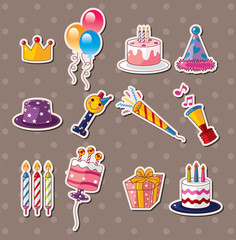 birthday stickers - 45077766
