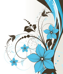 Abstract floral background