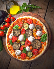 Vegetarian Pizza - Pizza vegetariana