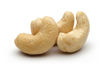 Three Cashew nuts