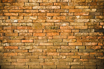 Old brick walls.