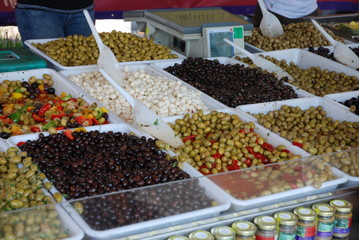 Marché de Fréjus: olives
