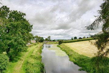 Fototapeta na wymiar Lancaster Canal at Holme