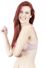Obraz premium Woman in underwear posing