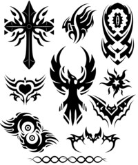 Obraz premium Tribal Tattoo Vectors