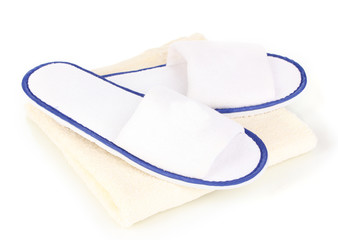 slippers isolated on white