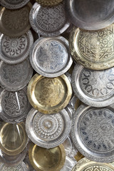 Moroccon metal trays for sale