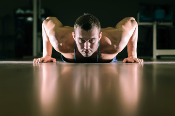 Fototapeta premium Gym training workout