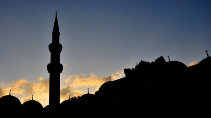 Suleymaniye Mosque, Istanbul, Turkey - obrazy, fototapety, plakaty