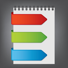 vector colorful banners, labels