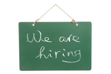 We are hiring