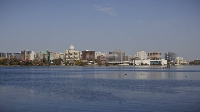 Time lapse Skyline of Madison