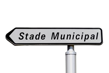 Fl&eacute;chage d'un stade municipal