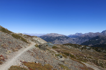 Site, black lakes and Gignoux,France
