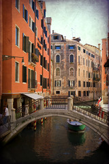 Venice, view of a canal