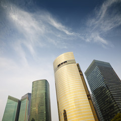 modern office building in shanghai