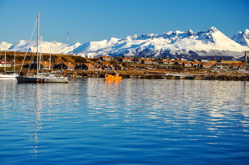Ushuaia from the Beagle Channel
