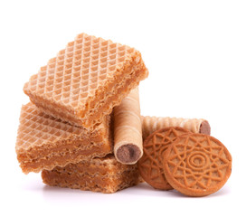 Wafers or honeycomb waffles