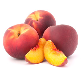 Ripe peach fruit