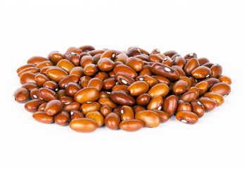 Brown beans isolated