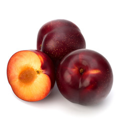 Fototapeta na wymiar Red plum fruit