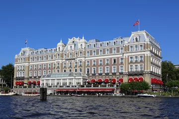 Foto op Plexiglas Amstel Hotel Amsterdam Holland © qphotomania