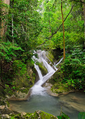 Waterfall in national park, Thailand