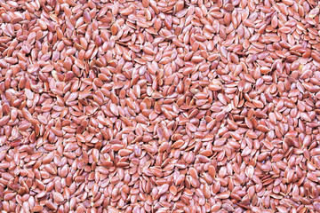 Flax seeds background