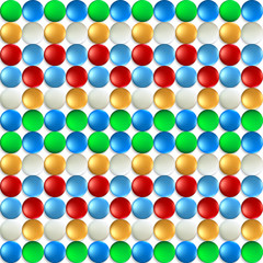 Colorful background with balls