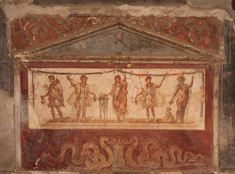 Fresco at Pompeii