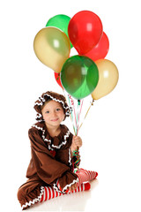 Fototapeta na wymiar Gingerbread Balloons
