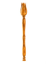 kitchen utensils in olive wood on white-2