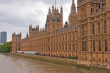 Fototapeta na wymiar Brytyjski parlament budynek