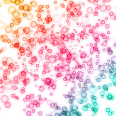 fantastic powerful bubbles background design