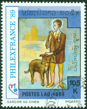 Stamp Shows Painting 