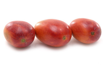 Stacked ripe mangoes