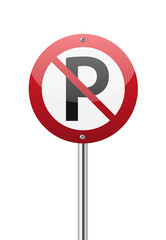 No parking sign