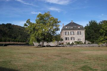 Fototapeta na wymiar Château du Saillant. (Haute-Vienne)