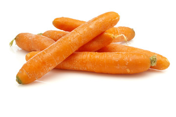 Karotten isoliert auf weiß