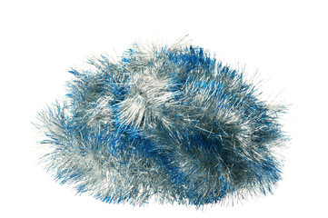 Blue tinsel