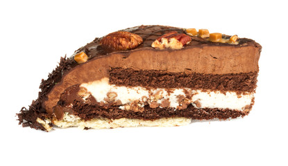 Piece of chocolate cake