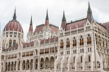Fototapeta premium Budapest, the building of the Parliament (Hungary)