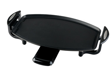 Empty barbecue smokeless electric stove isolated on white