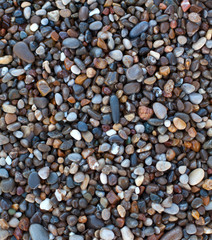 Fototapeta premium wet beach stones