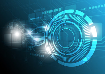 Abstract digital technology computer background