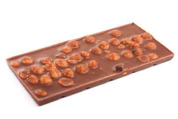 Chocolate with hazelnuts